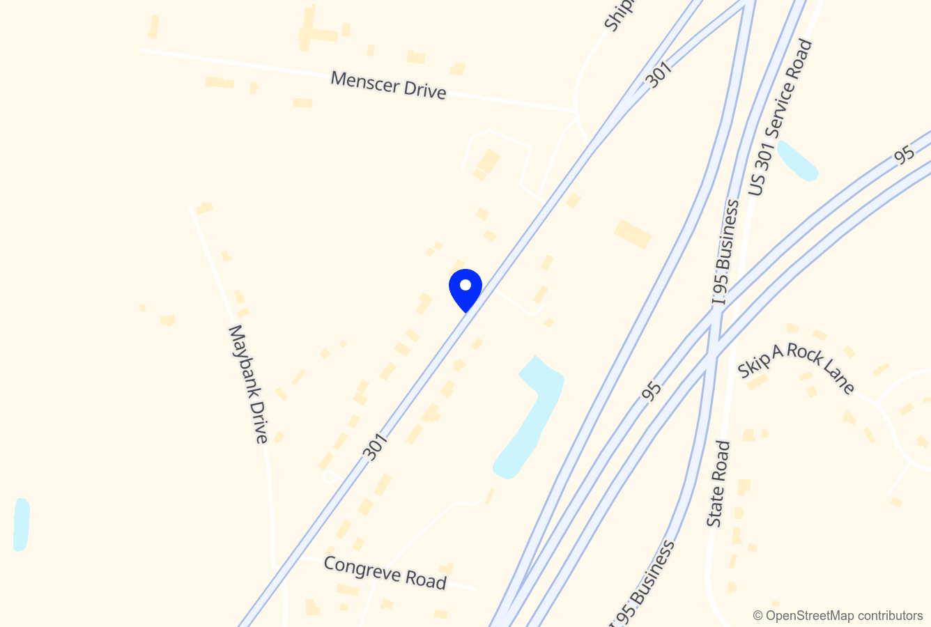 Map to BrightBridge ABA Hope Mills clinic