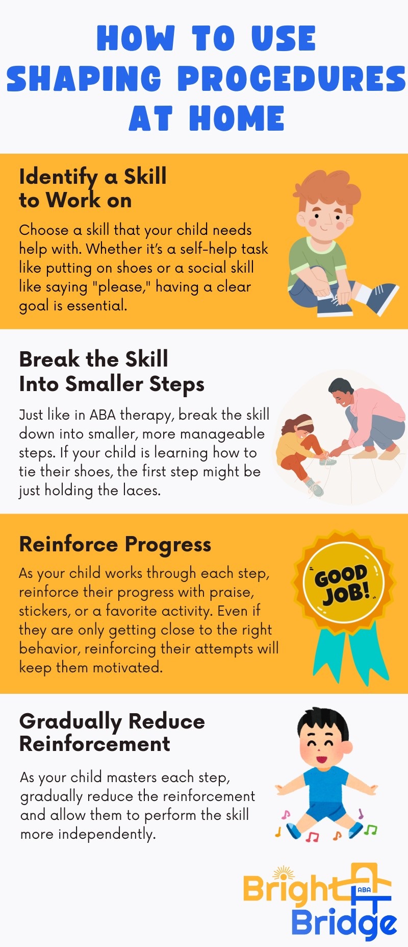 Illustration for Why Shaping is Effective in ABA Therapy in ABA therapy