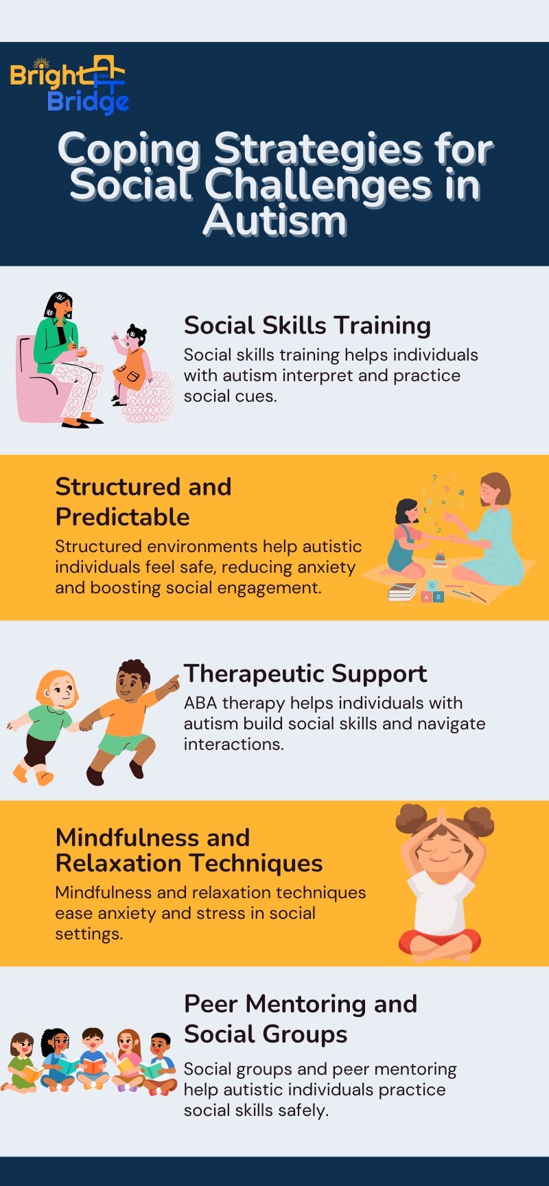 Illustration for How to Support an Autistic Individual Struggling with Social Challenges in ABA therapy