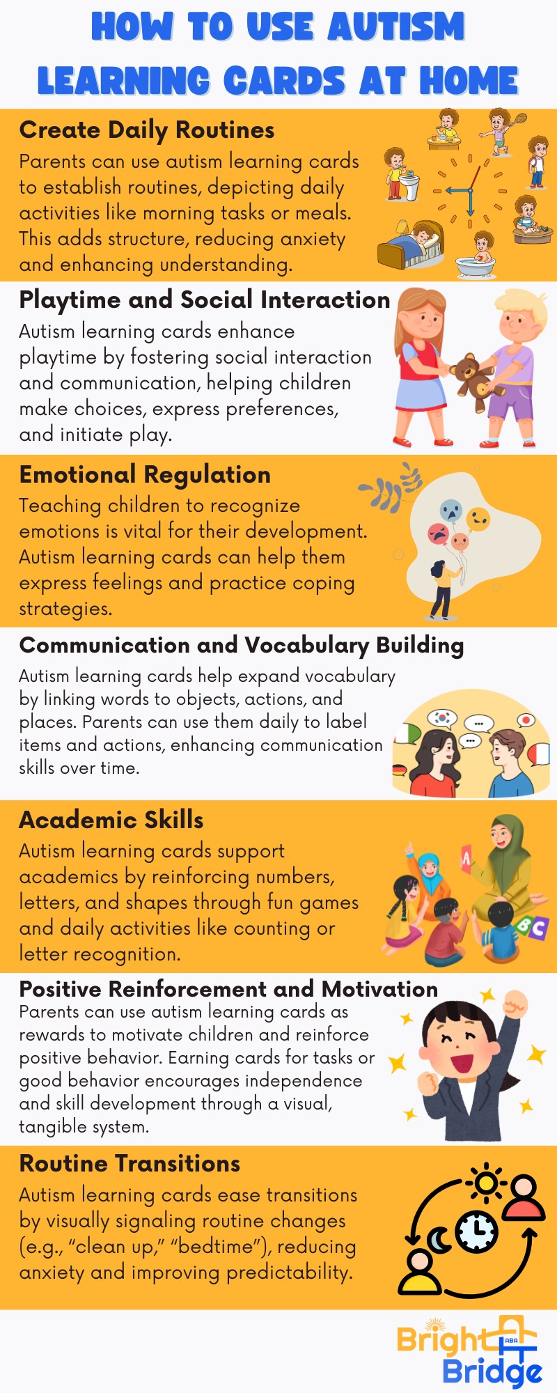 Illustration for Promoting Socialization through Autism Learning Cards in ABA therapy