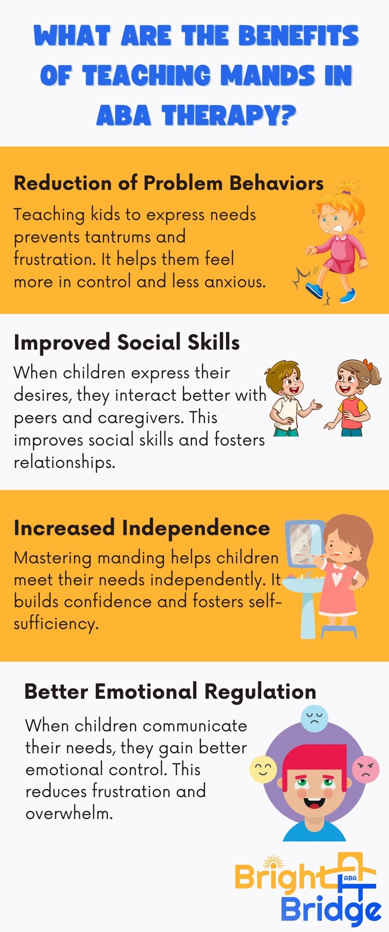Illustration for Can Mands in ABA Therapy Be Taught to Non-Verbal Children? in ABA therapy