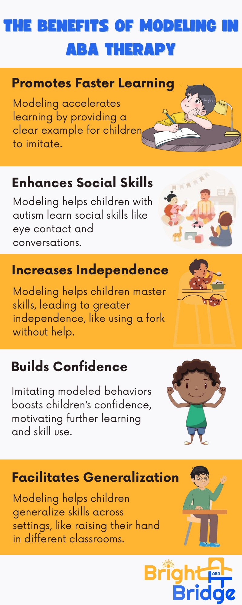 Illustration for How BrightBridge ABA Can Help Your Child Thrive in ABA therapy